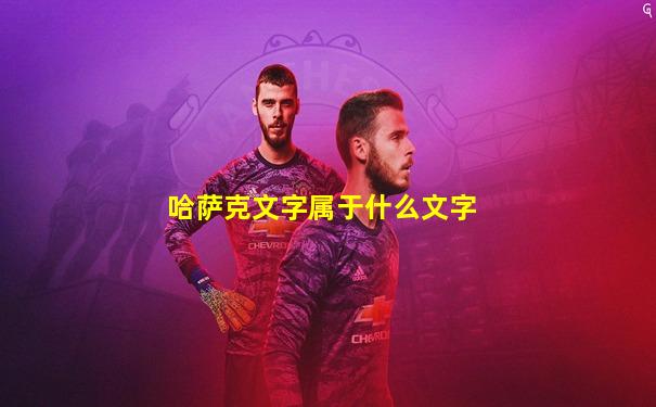 哈萨克文字属于什么文字