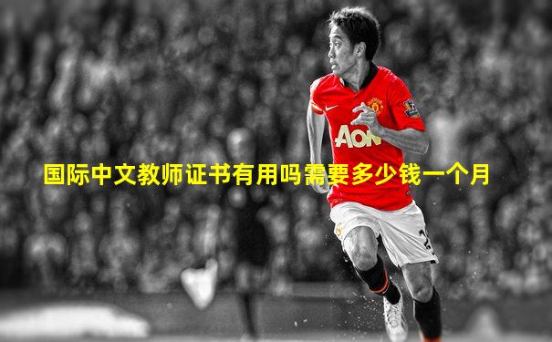 国际中文教师证书有用吗需要多少钱一个月