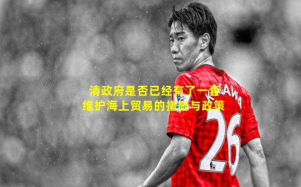 清政府是否已经有了一套维护海上贸易的措施与政策