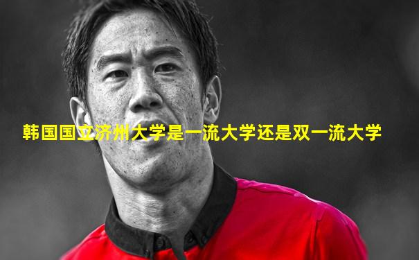 韩国国立济州大学是一流大学还是双一流大学